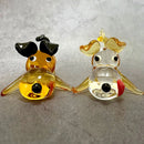 GobekUsa Crystal Cartoon Puppy Figurine Table Decor - Girl's Favorite Xmas Gift