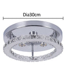 GobekUsa Crystal Ceiling Lamp Smart LED Chandelier Remote Control Hanging Decor