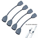 GobekUsa Ceiling Track Rail Connector Set: Black/White, Straight/Cross, 0.5m/1m, 2-Wire