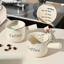 GobekUsa Ceramic Measuring Cups Set | Precise Kitchen Tools for Espresso and Milk Extraction