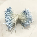 GobekUsa Blue Flower Cherry Stamen Berries Bundle for DIY Christmas Wedding Decor
