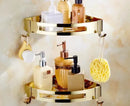 GobekUsa Brass Jade Bathroom Accessories Set: Towel Bar, Soap Holder, Towel Rack, Glass Shelf