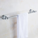 GobekUsa Crystal Chrome Towel Bar - Stainless Steel Bathroom Accessories