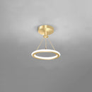 GobekUsa LED Round Ceiling Chandelier for Modern Living Room Decor