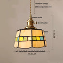GobekUsa Gray Glass LED Pendant Light Fixture with Adjustable Hang Lamp