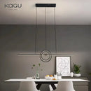 GobekUsa LED Ceiling Chandelier: Modern Minimalist Kitchen Dining Table Lighting
