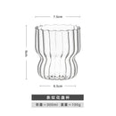 GobekUsa Glass Coffee Mug Set for Tea, Beer, Juice - Heat-Resistant Transparent Cups