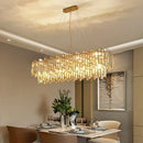 GobekUsa Golden Branch Crystal Chandelier for Bedroom & Living Room