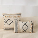GobekUsa Bohemian Tufted Tassel Pillow Case - Geometric Nordic Style Sofa Cushion