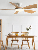 GobekUsa 56" Modern Ceiling Fan with Remote Control for Bedroom and Restaurant