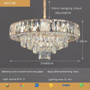 GobekUsa Crystal Ceiling Chandelier for Home Decoration in Living Room & Bedroom