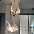 GobekUsa Crystal Butterfly Pendant Lamp for Bedroom and Kitchen Lighting