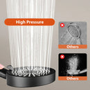 GobekUsa 5-Mode High Pressure Shower Head with Big Panel - Water Saving Rainfall Shower