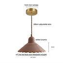 GobekUsa LED Pendant Lamp Modern Style Home Lighting Living Room Study Bar White Flower Ceramic