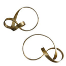 GobekUsa Gold Rope Knot Metal Figurine Home Decor Accessory