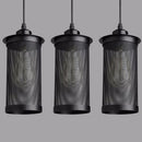GobekUsa Industrial Nordic Black Iron Cage Pendant Light Loft Hanging Lamp