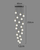 GobekUsa LED Ceiling Lamp Chandelier: Modern Decorative Lighting for Bedroom and Dining Room