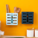 GobekUsa Kitchen Utensils Organizer Rack - Wall-mounted Storage for Tableware and Cutlery