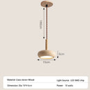Modern Yellow Travertine Stone Pendant Light