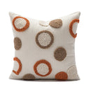 GobekUsa Geometric Embroidery Circle Stripe Cushion Cover | Home Sofa Decor Pillowcase
