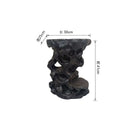 GobekUsa Chinese Resin Floor Flower Stand, Modern Minimalist Living Room Decor