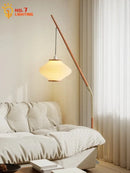 GobekUsa Cream Wind Acrylic Designer LED Floor Lamp for Living Room and Bedroom