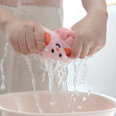 GobekUsa Cartoon Animal Hand Towel: Soft & Absorbent Coral Velvet Cloth for Home & Kitchen