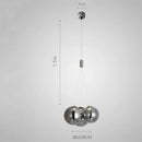 GobekUsa Glass Ball LED Pendant Light Fixture for Home Decor and Lighting in Various Rooms