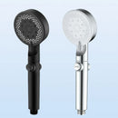 GobekUsa Adjustable High-pressure Shower Head - 5 Modes, One-key Stop Water, Water-saving Hand-held