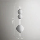GobekUsa Glass Ball LED Pendant Light for Modern Restaurant, Cafe, Bedroom & Kitchen
