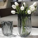 GobekUsa Glass Vase Hydroponics Desk Decoration Floral Arrangement Room Decor