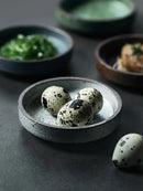 GobekUsa Ceramic Sauce Dishes Set - Round Seasoning & Snack Plates