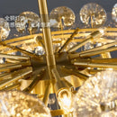 GobekUsa Lotus Crystal Chandelier: Modern Luxury Lighting for Home, Restaurant, Hotel