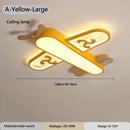 GobekUsa Kids Airplane Pendant Lights Wood Metal Sconces Nursery School LED