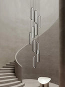 GobekUsa LED Staircase Branch Chandelier for Modern Living & Dining Rooms