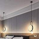 GobekUsa LED Ring Pendant Chandelier for Home Dining Living Bedroom Suspension