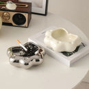 GobekUsa Cat Paw Porcelain Ashtray | Ceramic Smoking Accessories | Unique Gift for Him