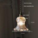 GobekUsa Crystal Brass LED Pendant Light: Modern Nordic Style, Adjustable Wire, E14 Fixture