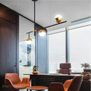 GobekUsa Glass Ball Pendant Lamp Modern LED Hanging Light Fixture