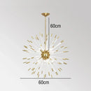 GobekUsa Crystal Dandelion LED Chandelier for Luxury Indoor Decor