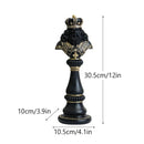 GobekUsa Chess Figurines: 30cm International Chess Set for Home Decor