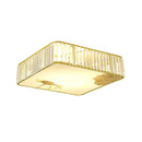 GobekUsa Crystal Chinese Style Ceiling Light for Living Room and Bedroom