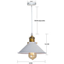 GobekUsa Industrial Retro LED Hanging Chandelier Pendant Light for Home Dining, Bar, and Restaurant Décor