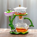 GobekUsa Glass Teapot & Lazy Tea Infuser - Home & Office Tea Set