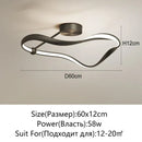 GobekUsa LED Ceiling Light: Modern Minimalist Nordic Design for Bedroom, Living Room, Study, Kitchen & Restaurant