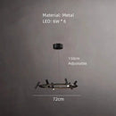GobekUsa Black Metal Chandelier: Minimalist Hanging Light for Dining Room, Kitchen, Bedroom.