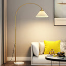 GobekUsa LED Marble Base Floor Lamp for Modern Living Room & Bedroom Lighting