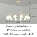 GobekUsa LED Chandelier Lights 8-12 Heads Indoor Lighting Fixture for Home Decor