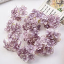 GobekUsa Hydrangea Flowers: 30Pcs 8cm Fake Flowers for Home Decor, Wedding, DIY Wreaths