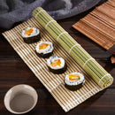 GobekUsa Bamboo Sushi Rolling Mat Set for DIY Onigiri & Japanese Sushi Making